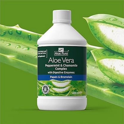 Aloe Pura Aloe Vera Peppermint & Chamomile 500ml