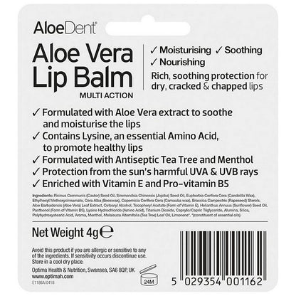 Aloe Dent Aloe Vera Lip Balm 4g