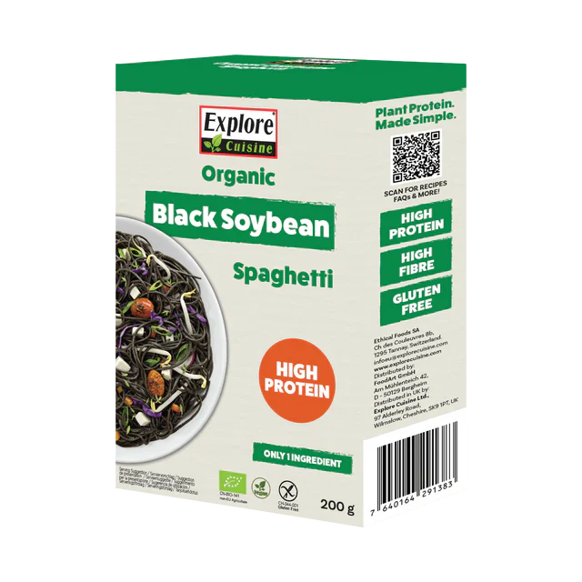 Explore Cuisine Organic Black Soybean Spaghetti 200g