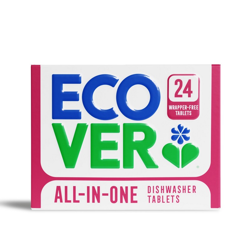 Ecover Dishwasher tablets 24s NEW plastic free All in One