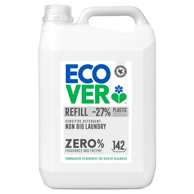Ecover Zero Non Bio Laundry Liquid 142 Washes 5L