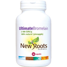 New Roots Ultimate Bromelain 2,400 500mg 90 Veg Capsules