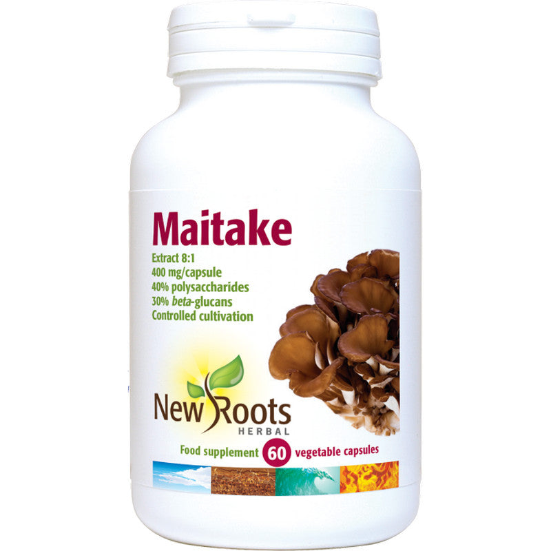 New Roots Maitake 400mg 60 Veg Capsules