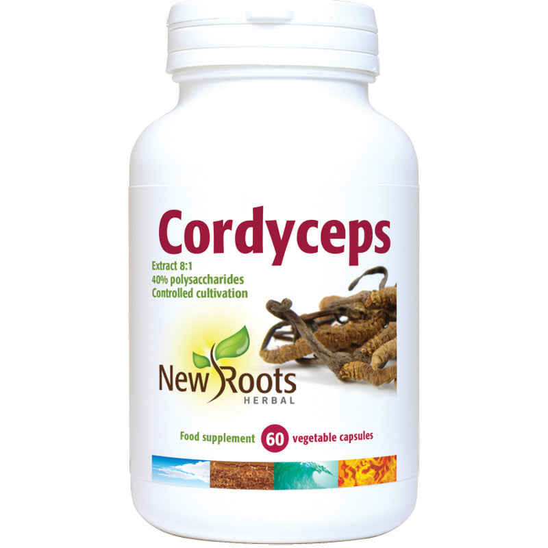 New Roots Cordyceps 500mg 60 Veg Capsules