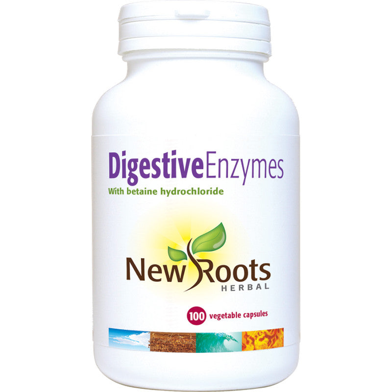 New Roots Digestive Enzymes 100 Veg Capsules