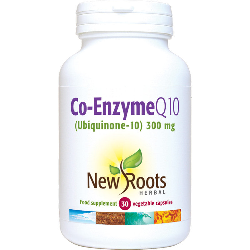 New Roots Co-Enzyme Q10 300mg 30 Veg Capsules