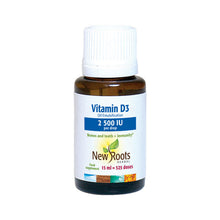 New Roots Vitamin D3 2500iu 15ml