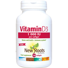 New Roots Vitamin D3 1000iu