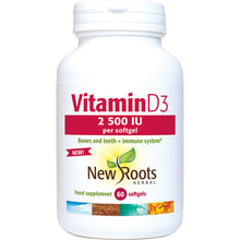 New Roots Vitamin D3 2500iu