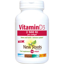 New Roots Vitamin D3 2500iu
