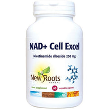New Roots NAD+ Cell Excel 60 Veg Capsules