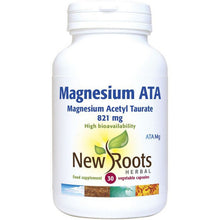 New Roots Magnesium ATA (Acetyl taurate) 30 Veg Capsules