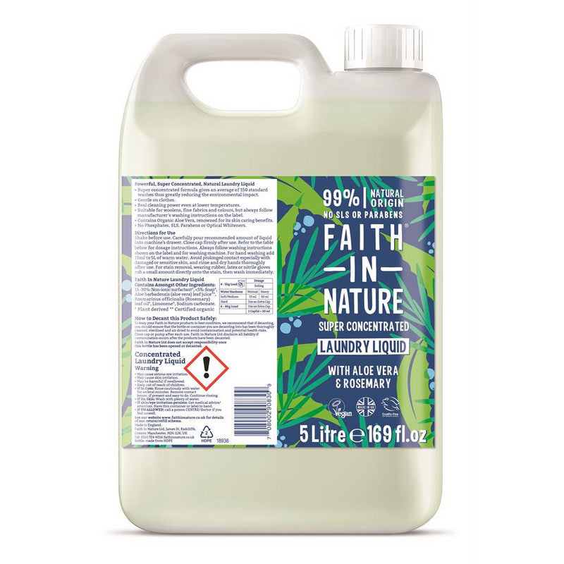 Faith in Nature Super Concentrated Laundry Liquid 5 Litre