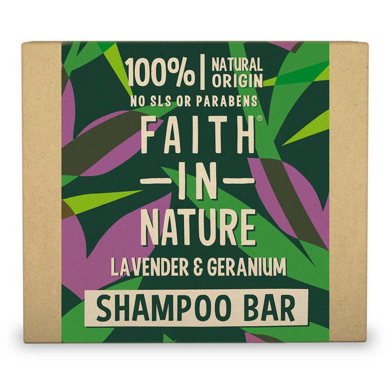 Faith in Nature Shampoo Bar Lavender & Geranium 85g