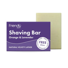Friendly Soap Shaving Bar - Orange & Lavender 95g