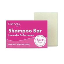 Friendly Soap Natural Shampoo Bar - Lavender & Geranium 95g