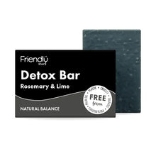 Friendly Soap Detox Bar - Activated Charcoal 95g
