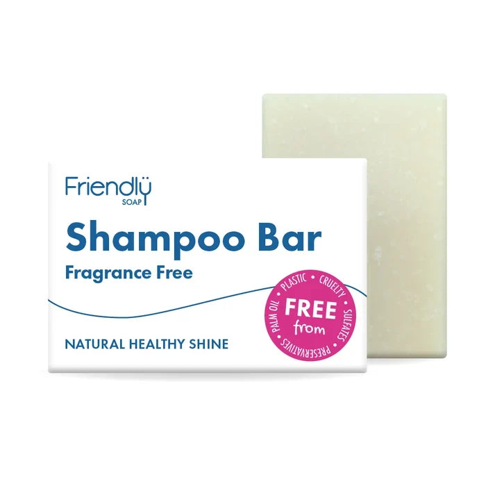 Friendly Soap Shampoo Bar - Fragrance Free 95g