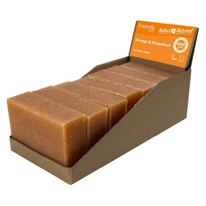 Friendly Soap - Naked and Natural - Orange Soap - 7 x 95g