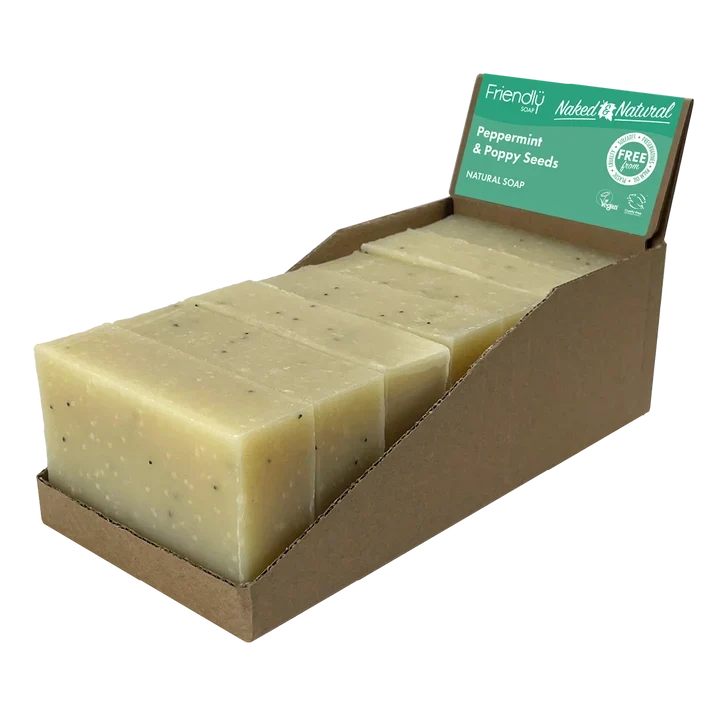 Friendly Soap - Naked and Natural - Peppermint Soap - 7 x 95g