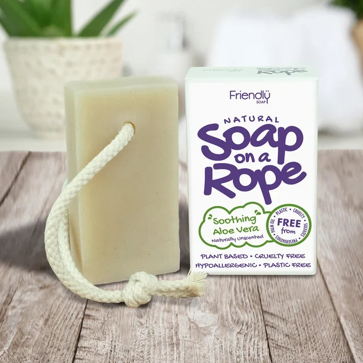 Friendly Soap Aloe Vera - Natural Soap On A Rope 125g