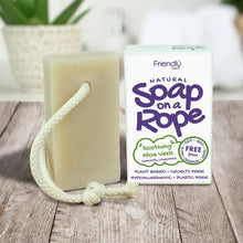Friendly Soap Aloe Vera - Natural Soap On A Rope 125g