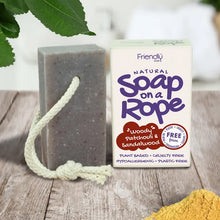 Friendly Soap Patchouli & Sandalwood - Natural Soap On A Rope 125g