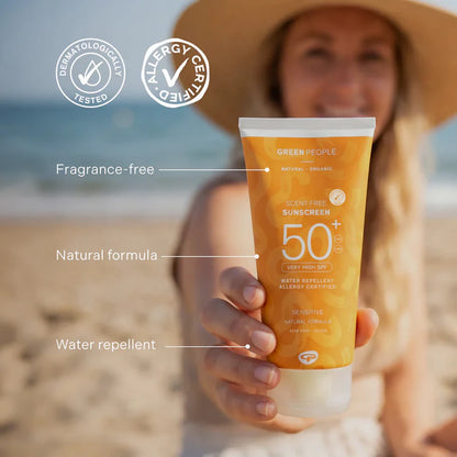 Green People Scent Free Sunscreen SPF50+ 150ml