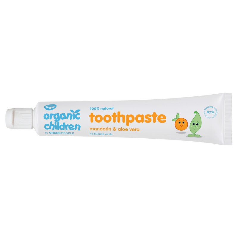 Green People Organic Children Mandarin & Aloe Vera Toothpaste 50ml