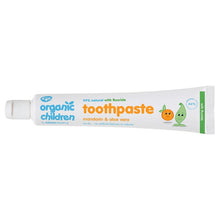 Green People Organic Children Mandarin & Aloe Vera Toothpaste with Fluoride 50ml