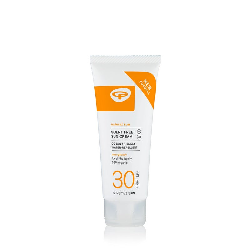 Green People Scent Free Sun Cream SPF30 - Travel Size 100ml
