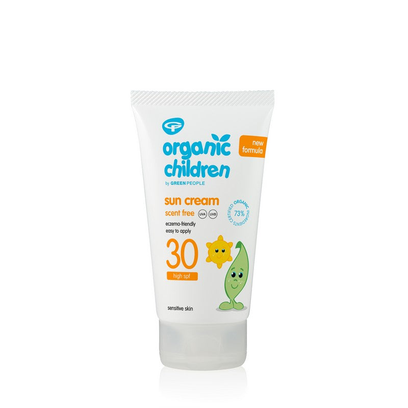 Green People Organic Children Sun Cream SPF30 - Scent Free 150ml