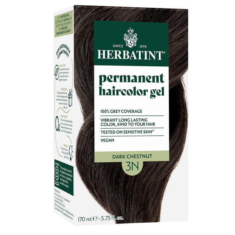 Herbatint Dark Chestnut Ammonia Free hair Colour 3N 150ml