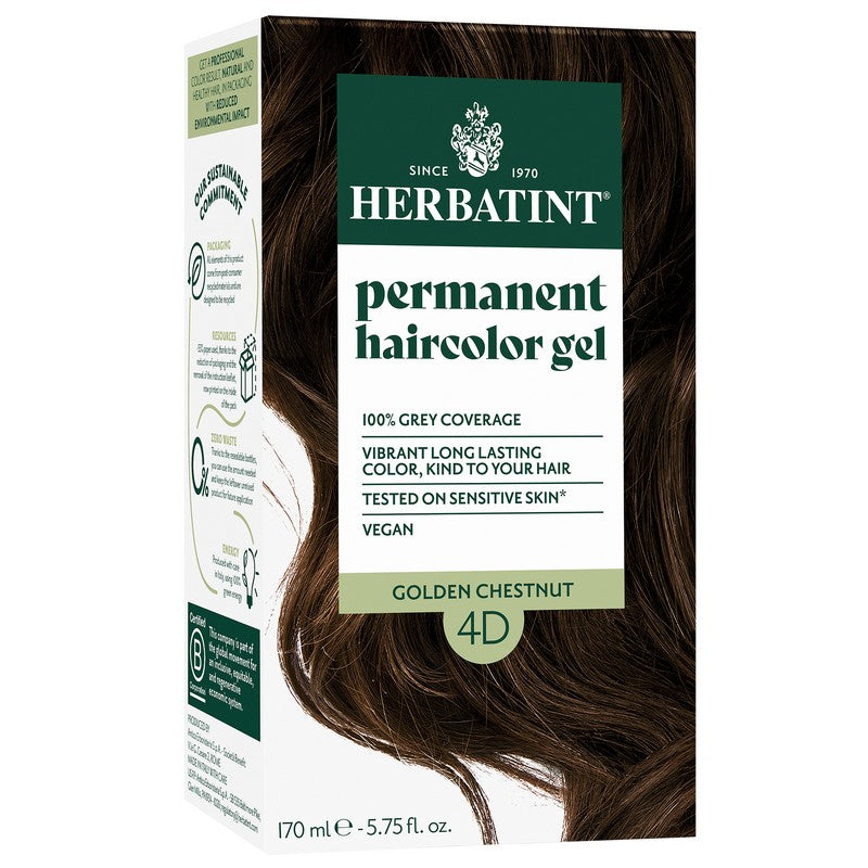 Herbatint Golden Chestnut Ammonia Free hair Colour 4D 150ml