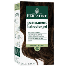 Herbatint Golden Chestnut Ammonia Free hair Colour 4D 150ml