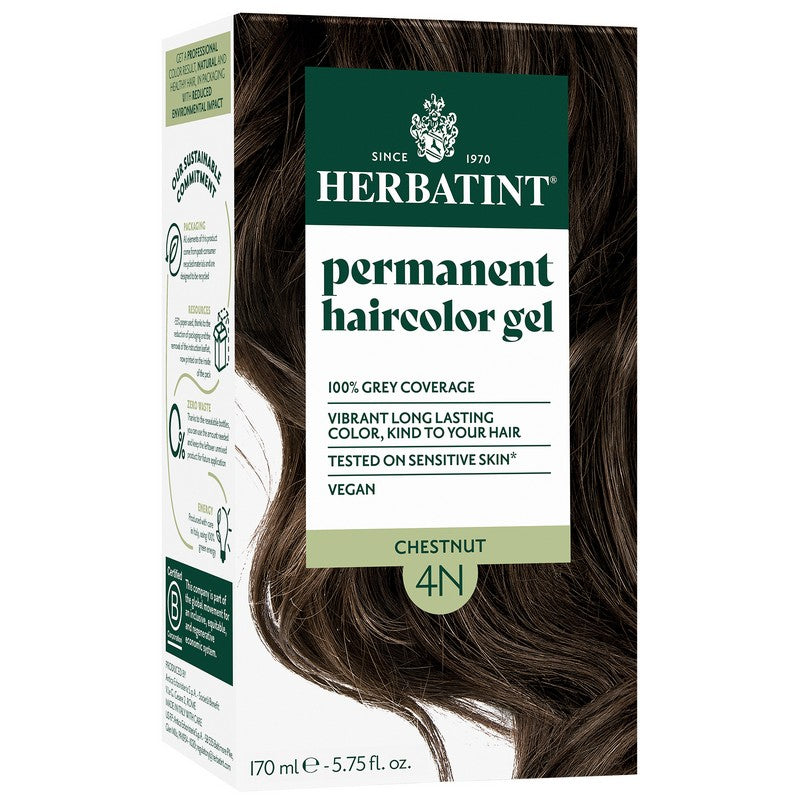 Herbatint Chestnut Ammonia Free hair Colour 4N 170ml