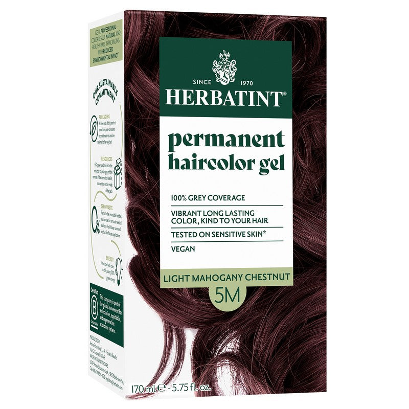 Herbatint Light Mahogany Chestnut Ammonia Free hair Colour 5M 150ml