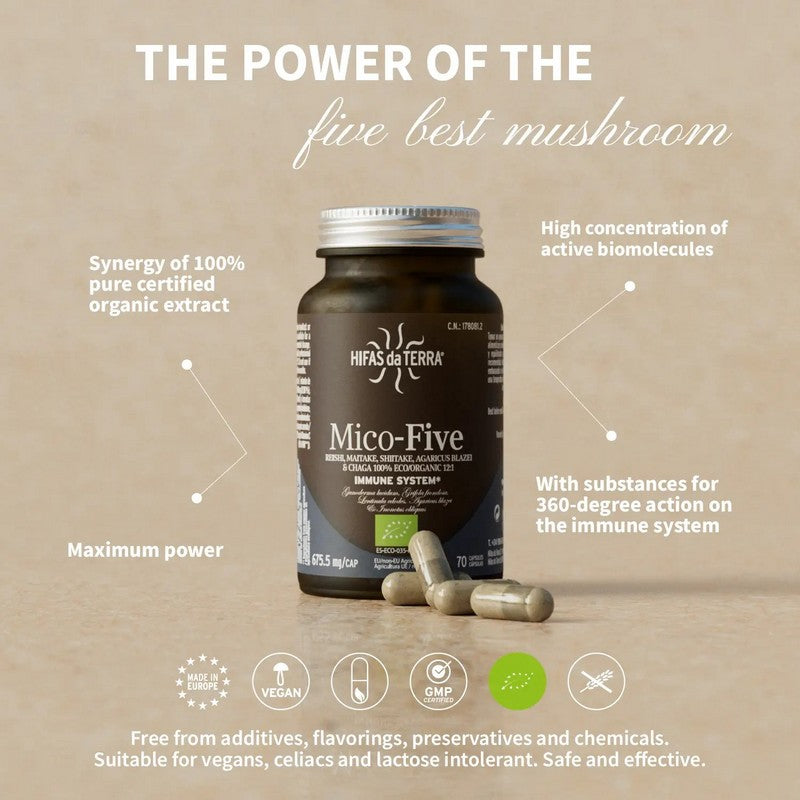 HIFAS da TERRA Mico Five CHAGA 70 Capsules