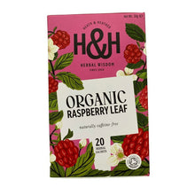 Heath And Heather Organic Raspberry Leaf ST&E 20 Bag