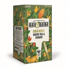Heath And Heather Organic Green Tea & Ginger 20 bags