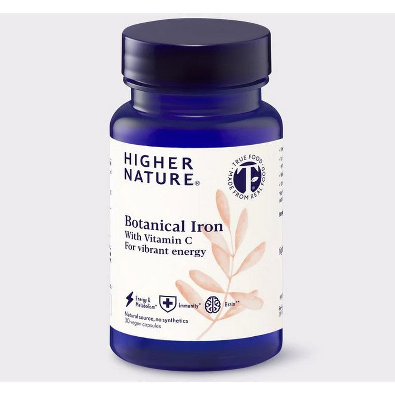 Higher Nature Botanical Iron 30 Capsules