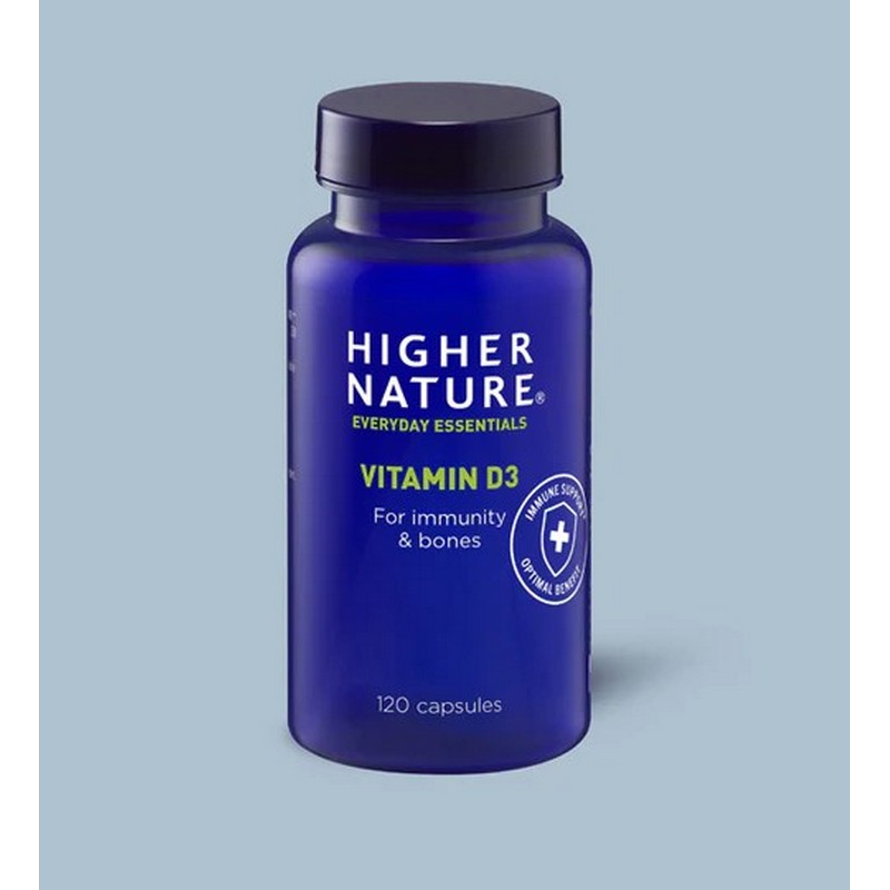 Higher Nature Vitamin D3 120 Capsules
