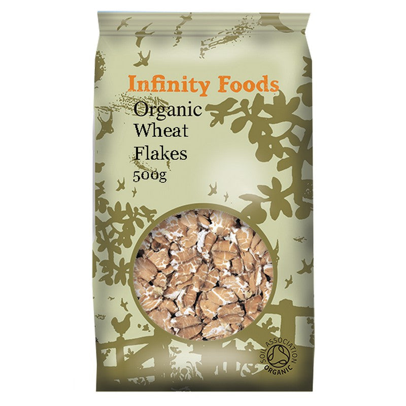 Infinity Organic Wheat Flakes 500g