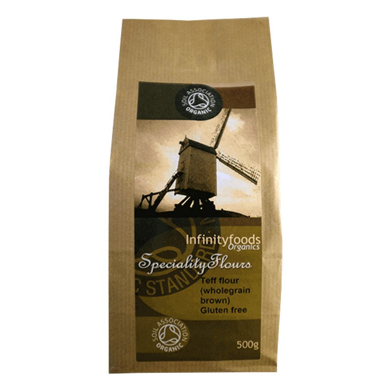 Infinity Organic Wholegrain Brown Teff Flour 500g
