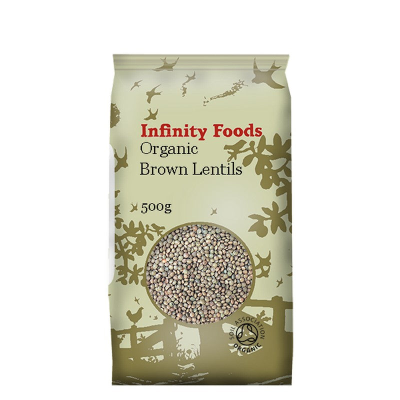 Infinity Organic Brown Lentils 500g