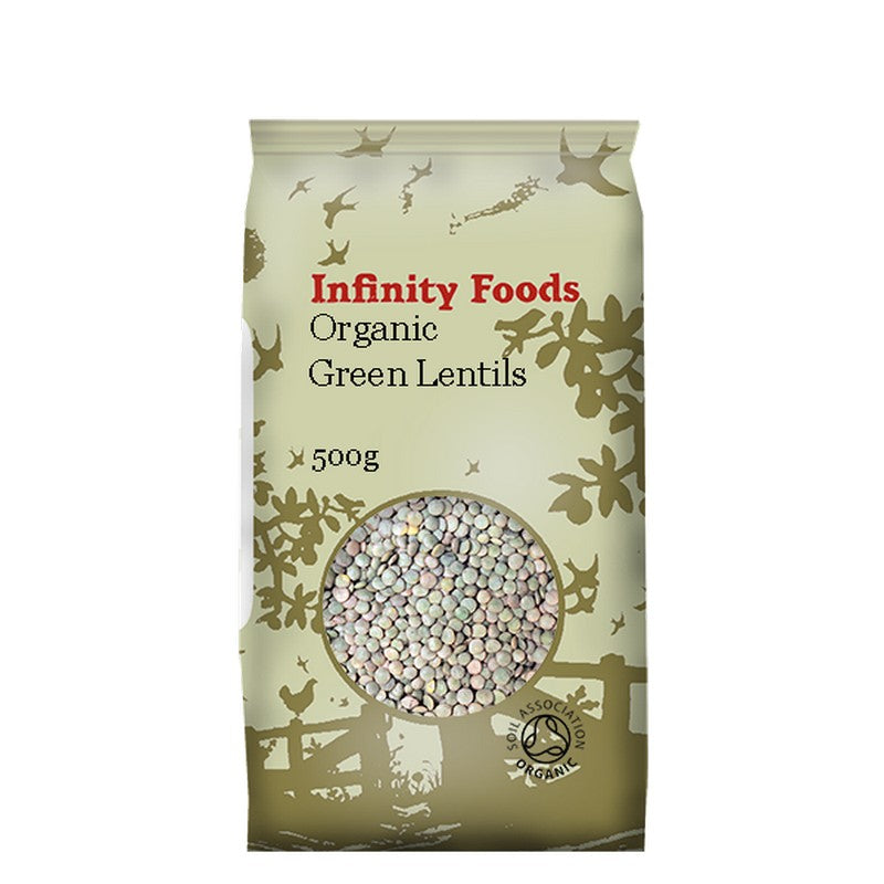Infinity Organic Green Lentils 500g