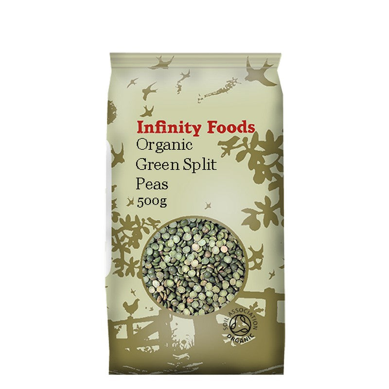Infinity Organic Green Split Peas 500g