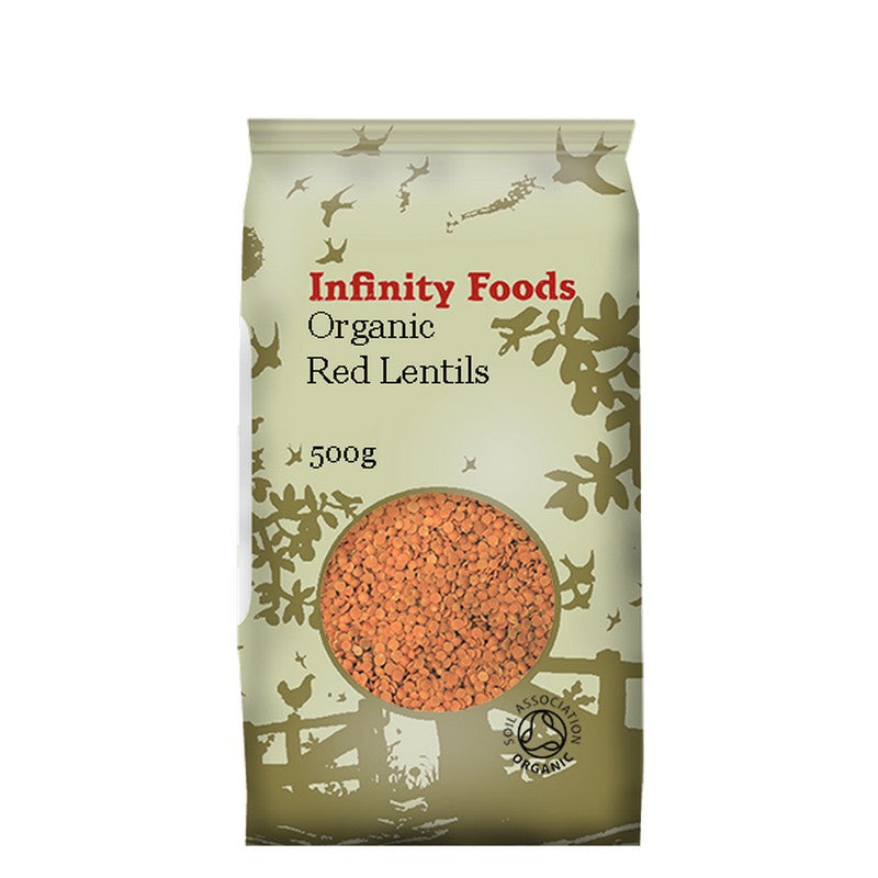 Infinity Organic Red Split Lentils 500g