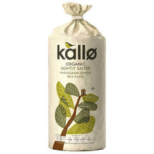 Kallo Organic Thick Slice Slightly Salted Rice Cakes 130g