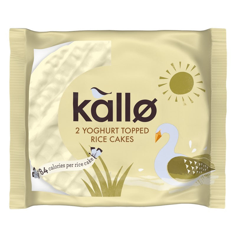 Kallo Puffed Rice Kallo Yogurt Topped Rice Cake 33g – Zen Health Foods